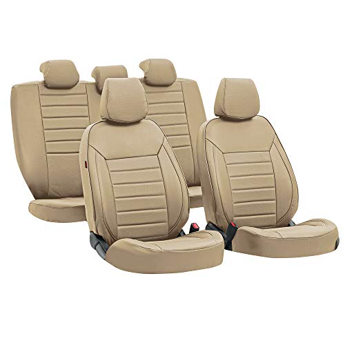 Couverture de siège Skaï LAMPA 54667 en similicuir premium pour auto