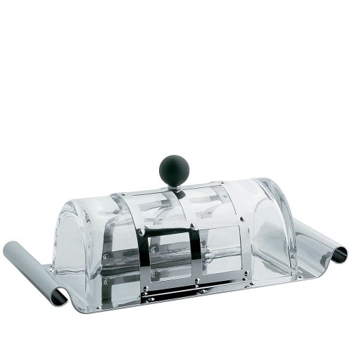 Alessi Butter Dish, Black