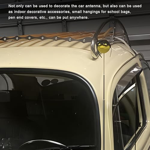 DXNQ Cute Pilot Car Antenna Topper, Lovely Pilot Foam Car Antenna Ball, Auto Roof Pilot Antenna Balls Decor, EVA Funny Soft Pilot Antenna Hat for Vehicles, Exterior Decorations Car Accessories