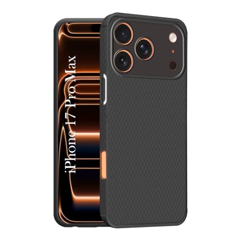 Image of Jkobi Liquid Silicone Back Cover Case for Apple iPhone 17 Pro Max (Camera Protection | Side Grip Texture | Soft and Flexible)