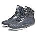 omcam Men's Wrestling Shoes Breathable Non Slip Fashion Boxing Boots Comfortable Weightlifting Gym Sports Trainers,Grey,4.5