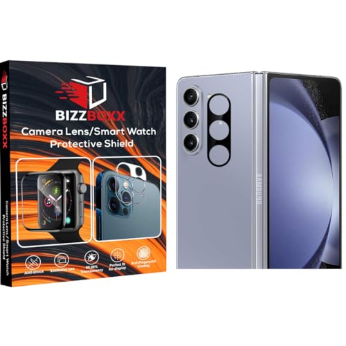 Image of Premium 3D Camera Lens Protector | Samsung Galaxy Z Fold5 5G | Camera Tempered Glass | 9H Hardness | With Easy Installation Kit (Pack of 1)