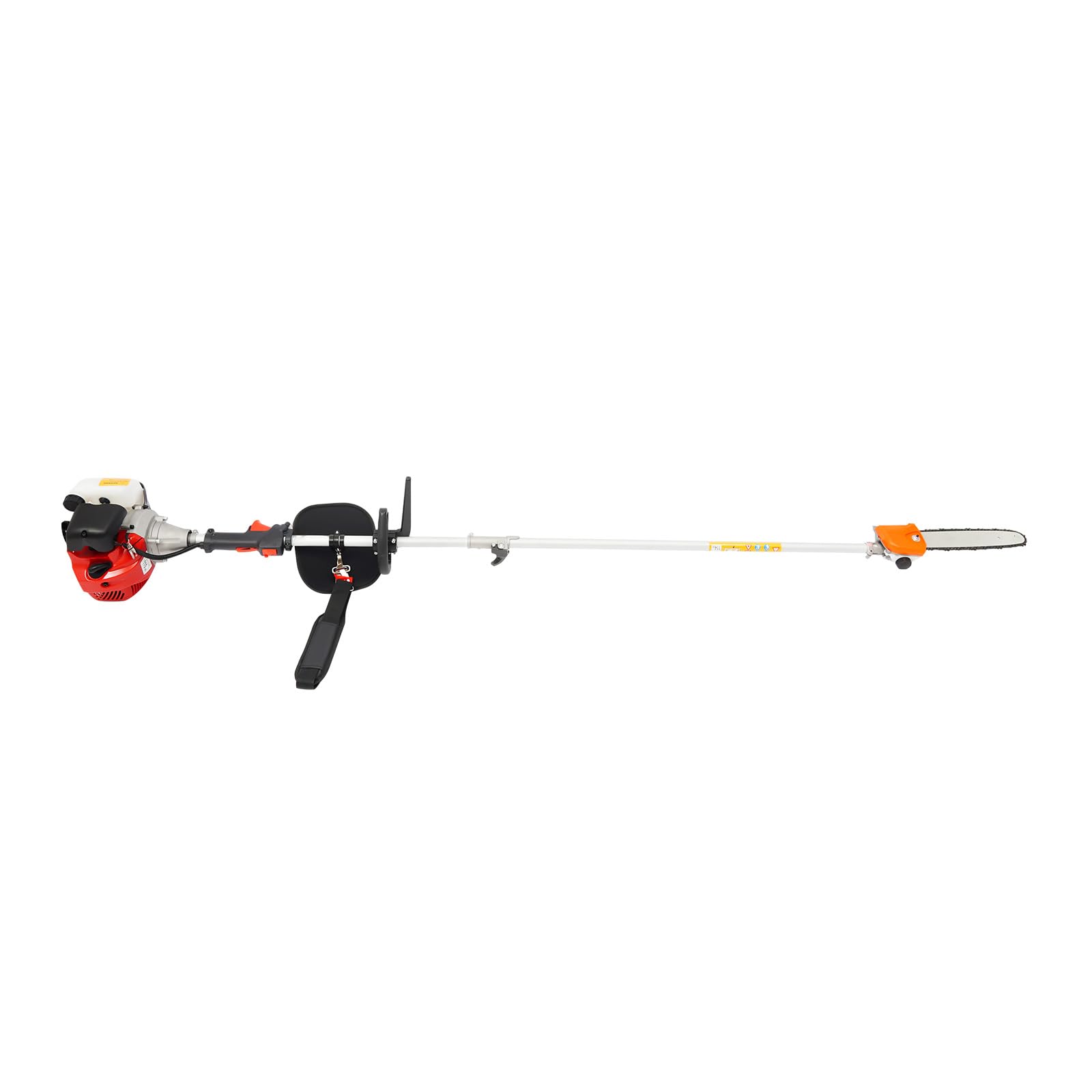 Motosierra telescópica de 43 cc, motor de 2 tiempos con mezcla de