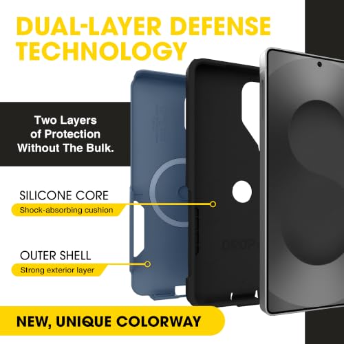 Image of OtterBox Samsung Galaxy S26 Ultra - Commuter Magnetic Case - Coronet Night | 3X Military Drop Protection - Dual-Layer Design - Magnetic Fast Charge - Raised Edges - Port Covers