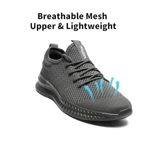 Image of Men's Shoes Running Walking Sneakers Casual Tennis Slip on Shoes Lightweight Breathable Fashion Comfortable Workout Athletic for Gym Sport Shoe