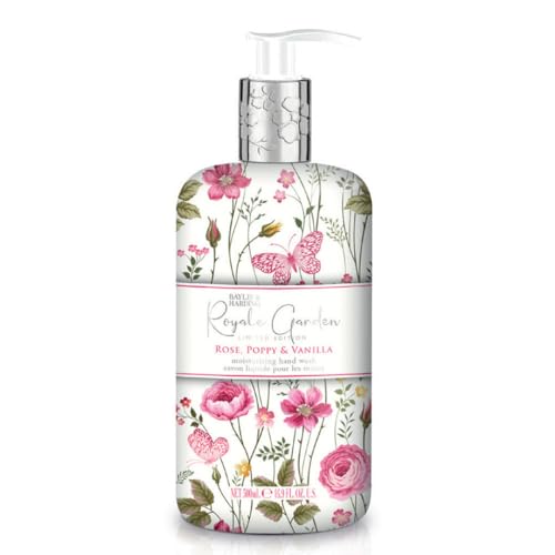 Baylis & Harding Royale Garden Rose, Poppy & Vanilla Hand Wash, 500 ml (Pack of 1) - Vegan Friendly
