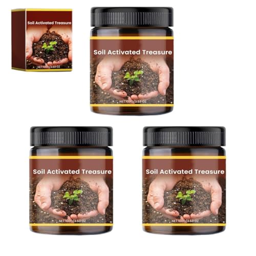 Soil Activator, Plant Nutrition Soil Enhancer, Soil Amendments, Seedling Compost, Soil Mix, Fertilized Nutrit Potting Loosen