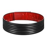 NOLITOY Pvc Doorway Threshold Ramp 1m Soft Black Non-slip Slope Pad for Robot Vacuum Wheelchair Portable Handicap Entry Ramp