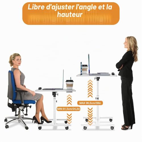 Support pour ordinateur portable réglable pour travailler du lit ou du canapé
