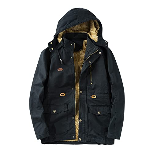 Vestes matelassées de grande taille chaudes pour homme qui souffre du froid