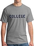 College T-Shirt Animal Belushi Faber Fraternity House Graduation Gift for Student L Sport Grey