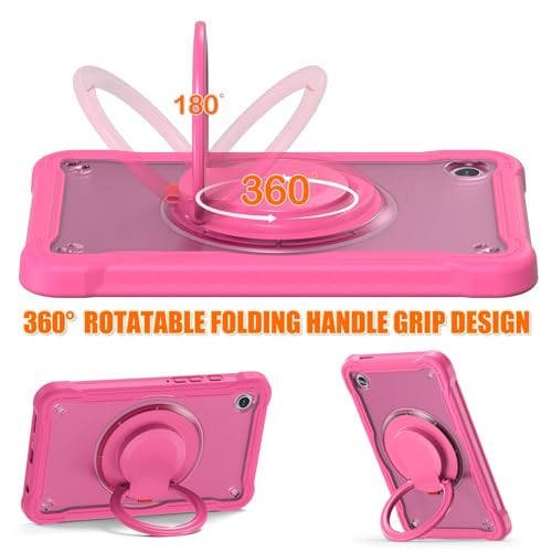 Coque Samsung Galaxy Tab A9 8.7 pouces 2023 protection écran rose