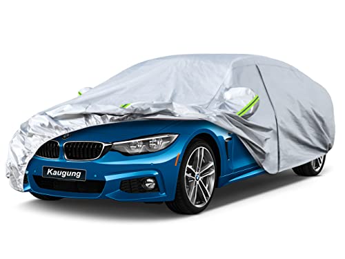 Image of Kaugung 6 Layers Car Cover Custom Fit BMW 4 Series 420 428 430 435 440 Sedan Coupe 2013-2025 Waterproof All Weather, Outdoor Indoor Sun Rain Dust Snow Protection. (USA Warehouse, Within 3-7 Days)