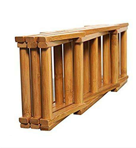 Soporte para botellas de vino plegable de madera 3 botellas miniatura 6