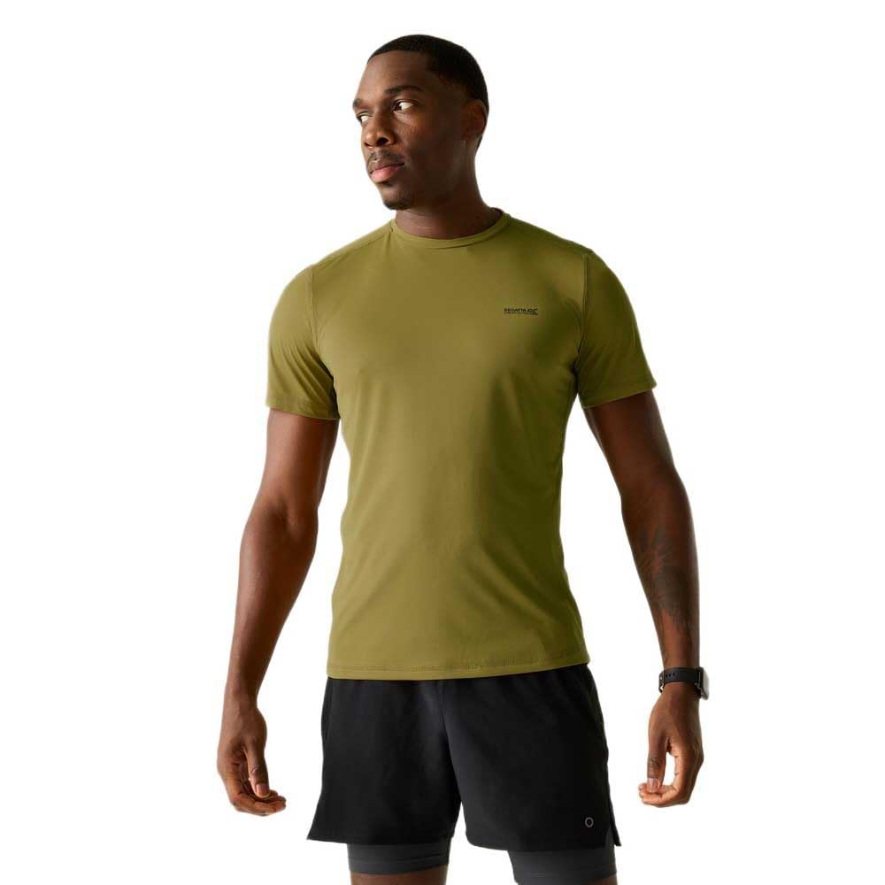 Regatta Men's Brown Mindo Short-Sleeved Anti-Insect Shirt, Ideal For Travel And Hiking