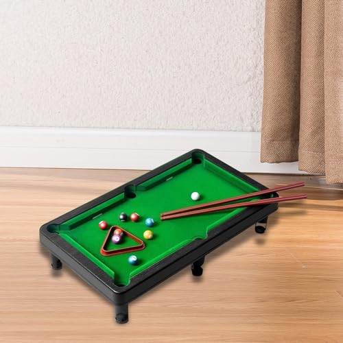 Colaxi Mini conjunto de piscina de mesa, jogo de bilhar, interação doméstica, brinquedo, mesa de jog