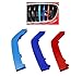 Price comparison product image BizTech ® Clip In Grille Inserts Compatible with BMW Series 3 2013-2017 F30 8 Beams Stats Bars Bonnet Hood Kidney Sport Stripes Cover