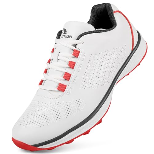 THESTRON Professional Men's Golf Shoes Lighweight Comfortable Spikeless Golf Sport Training Sneakers for Men