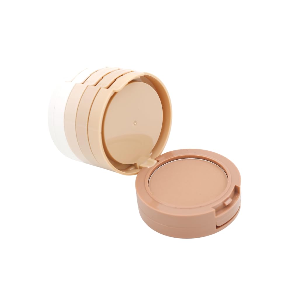 Mesvol Farbpuder-Set, 5 Stück, Concealer, Konturenverstärker mit weißem Puder, 40 g, mehrfarbig, 1,41 Unzen (1 Stück)