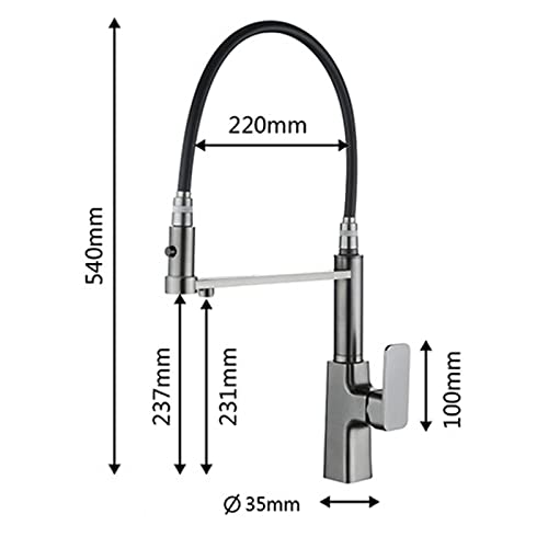 Robinet d'eau potable avec filtre et douchette cuisine pull down - 2