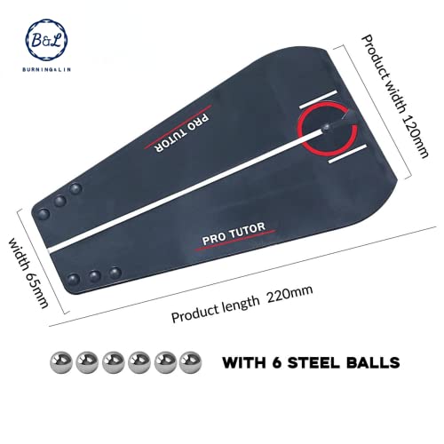 Golf Putting Tutor Golf Putting Trainer Golf Putting Aid Golf Putter Corrector With Free Zippered Bag For Beginners, Pros, Kids, Adults #TOP1