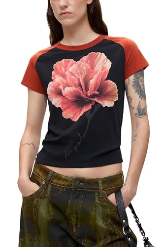 T-shirt femme Desigual Tebas parfait pour vos sorties et terrasses d'été