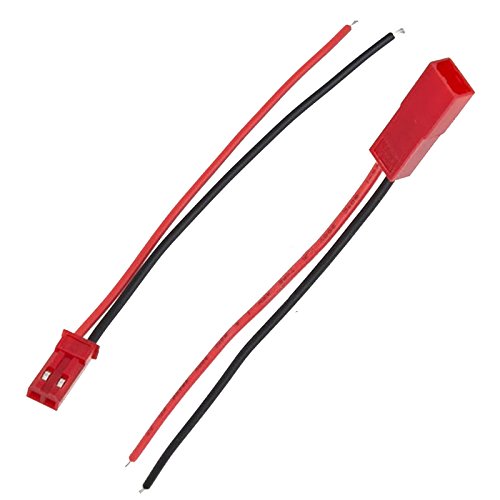 Nema NM 2 Pin JST 100 mm Pitch 2.54 mm Male and Female Wire Connector Plug Cable -Pack of 10 (5 Pair) (B082616HMK) Amazon Price History, Amazon Price Tracker