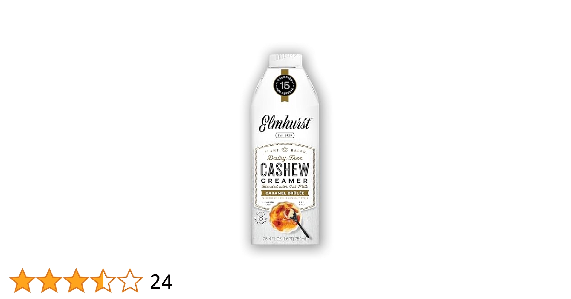 Amazon.com: Elmhurst Milked - Caramel Brulee Cashew Creamer