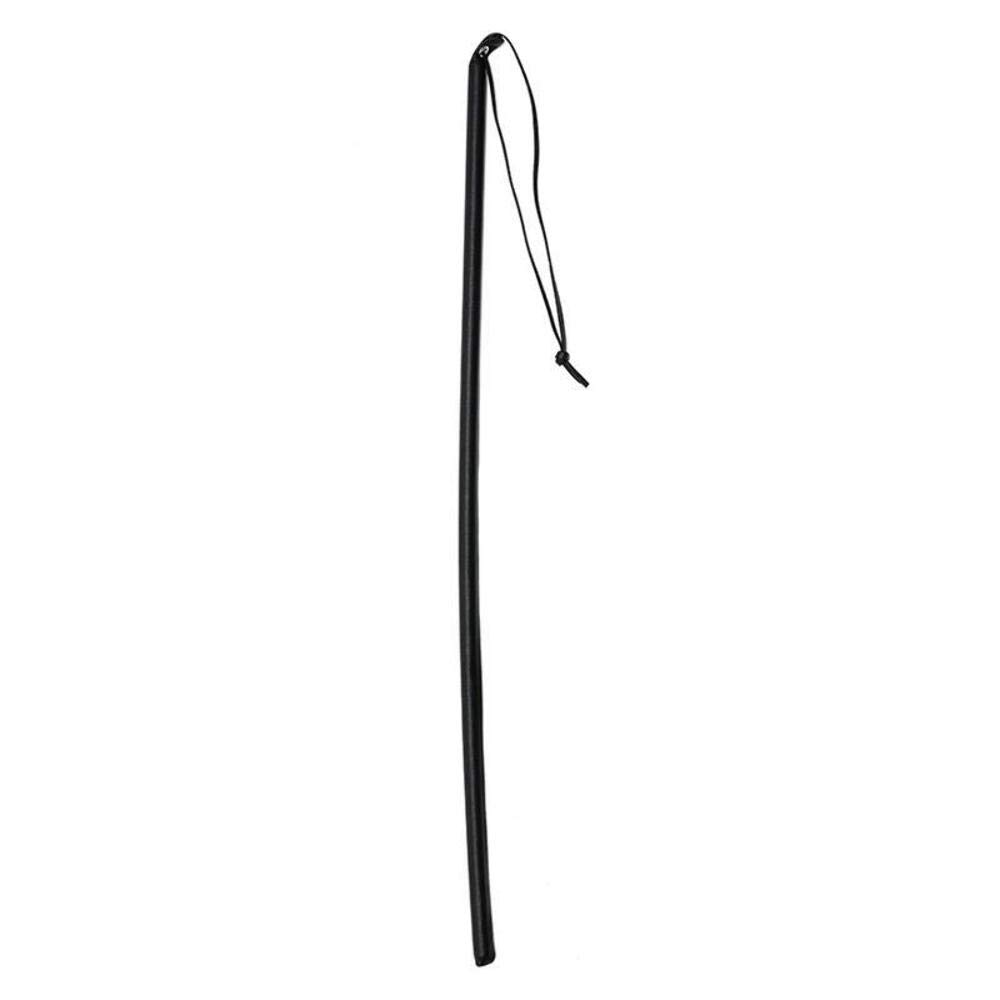 Rimba Bondage Play Fouet cuir "Cane" Noir 62 cm