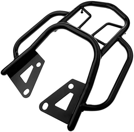 Portaequipajes de motocicleta Soporte de montaje Tour Pack para Honda Grom MSX125 Soporte trasero Hardware de repuesto (negro)
