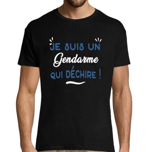 T-Shirt Gendarme Humour à porter pour un anniversaire ou en détente