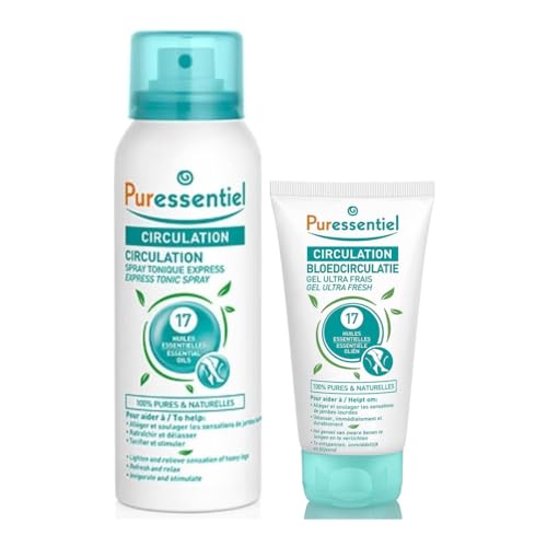 Kit Circulation Puressentiel avec deux Gels Ultra-Frais aux 17 huiles essentielles 100mL