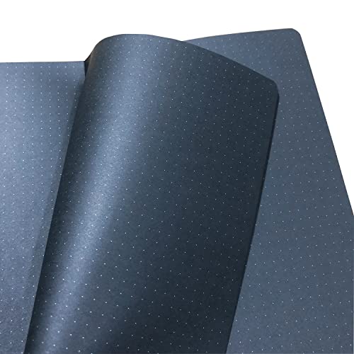 Carnet de notes quadrillé A5 BUKE avec pages noires et couverture rigide