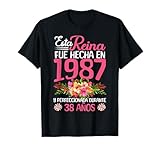 Regalo 38 años Cumpleaños Regalos 1987 Para Mujer