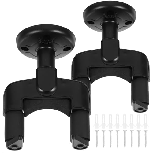 Holibanna 2 Sets Violin Wall Mount Hanger Ukulele Display Rack of Guitar Hooks with Drop Buckle Design for Secure Instrument Support and Easy Installation Any Wall