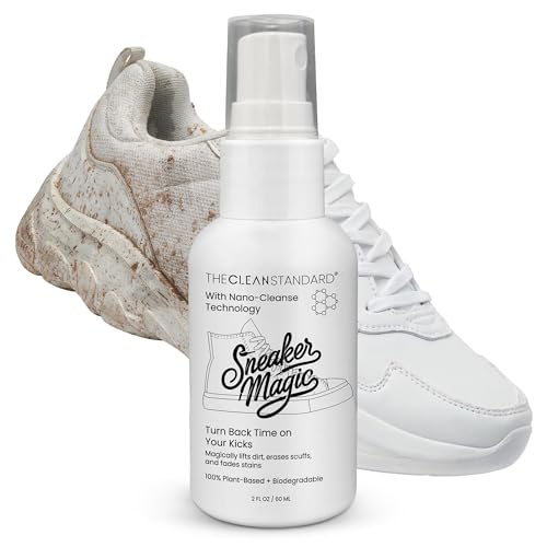 THE CLEAN STANDARD Plant-Based Shoe Cleaner Kit with Nano-Cleanse Technology - for Sneakers,...