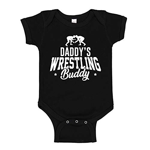 Image of Daddy's Wrestling Buddy Baby Bodysuit One Piece or Toddler T-Shirt Wrestler Infant Clothing