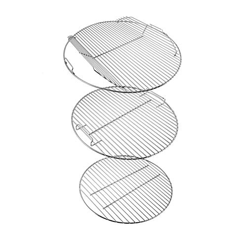 Rejilla Parrillera Doble para Weber 22 Pulgadas Acero miniatura 1