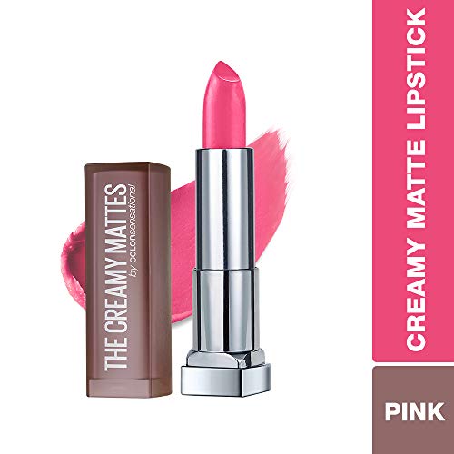 Image of Maybelline New York Color Sensational Creamy Matte Lipstick, 670 Ravishing Rose, 3.9g
