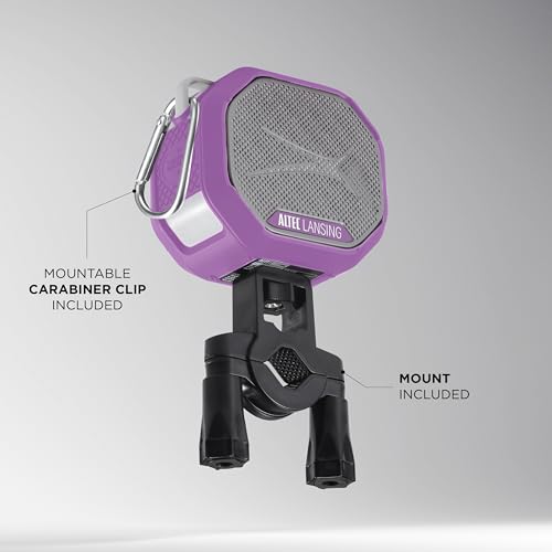 Image of Altec Lansing HYDRATREK Magnetic Bluetooth Speaker, Waterproof IP67, Portable Speaker, True Wireless Pairing, USB-C Quick Charge, 3.7V 400mAh Battery, Voice Assistant, Perfect for Any Adventure