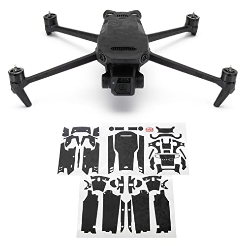 Image of WRAPGRADE Full Skin Stickers for DJI Mavic 3 / Mavic 3 Classic (BLACK BUMPY CAMO)