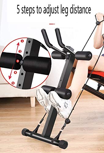 Image of Foldable Rowing Machines Rowing Machine Foldable Rowing Bench Indoor Rower Hd Data Display Design Fitness Cardio Abdominal Fitness Equipment Suitable for All Kinds of People