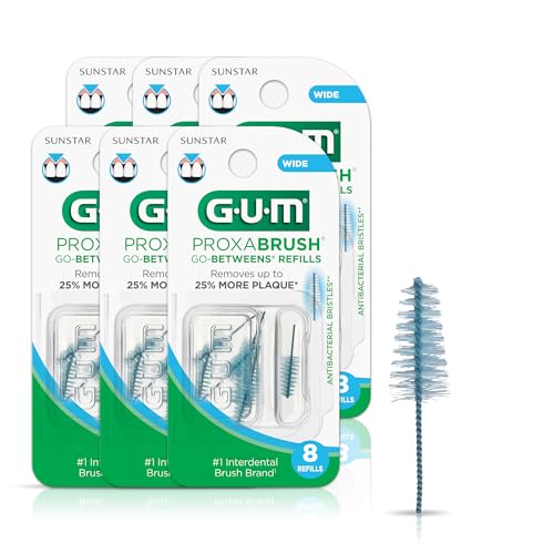 Brosse interdentaire GUM Proxabrush large pour nettoyer les grands espaces