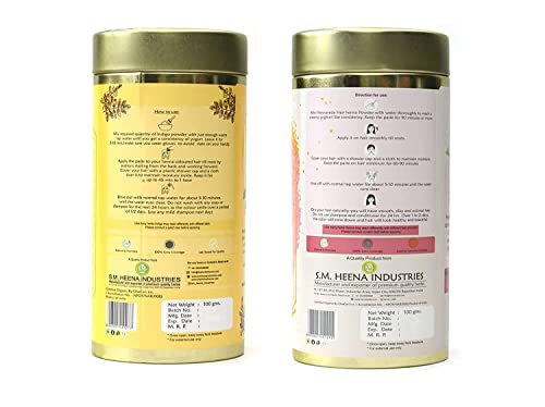 Metrol Hennaveda Hair Henna + Indigo, Organic hair color combo miniatura 2