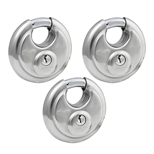 Do luggage locks make sense Heavy-Duty Shrouded Disk Padlock Set
