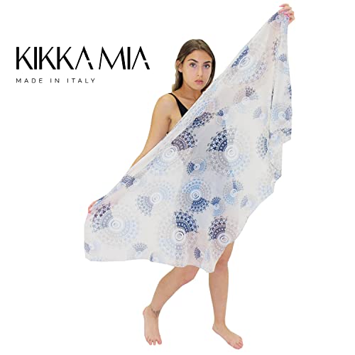 KIKKA MIA Sciarpa da Donna Made in Italy - Foulard...