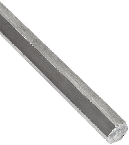 304 Stainless Steel Hex Bar, Unpolished (Mill) Finish, Annealed, ASTM A276, 1/2