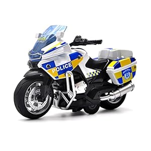 CYYSFIVQZ Die Cast Toy Motorcycle Model – Pull Back Vehicles with Sounds and Lights, Motorcycle Toys for Kids 3-9, for Youngsters who are into Collectible Scaled Cars and Motorcycles (White)