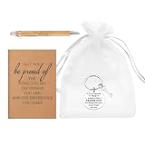 Generisch Wertschätzung für Mitarbeiter, Notizbuch mit Stift & Schlüsselanhänger, Mögest Du Stolz auf Deine Arbeit Sein, Geschenk für Kollegen, Lehrer & Pflegepersonal