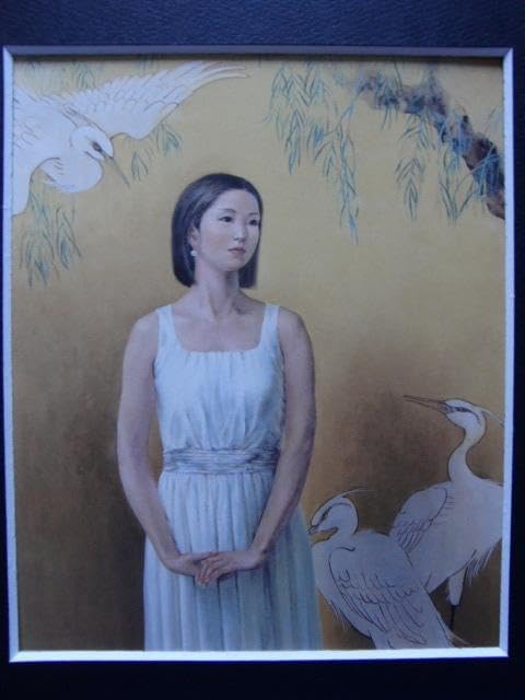クレー「階段状の庭」、希少画集より、状態良好、新品高級額装付 吉崎 道治「あざみ」希少画集より、状態良好、新品高級額装付
